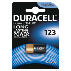 BATTERIE DURACELL 123 3 VOLT LITIO