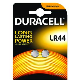 BATTERIE DURACELL LR44 1,5V 2 PEZZI