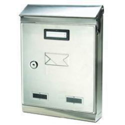 CASSETTA POSTALE INOX cm.32X22X7,5