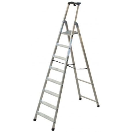 SCALE FORBICE ALLUMINIO  8 GRADINI TECNO