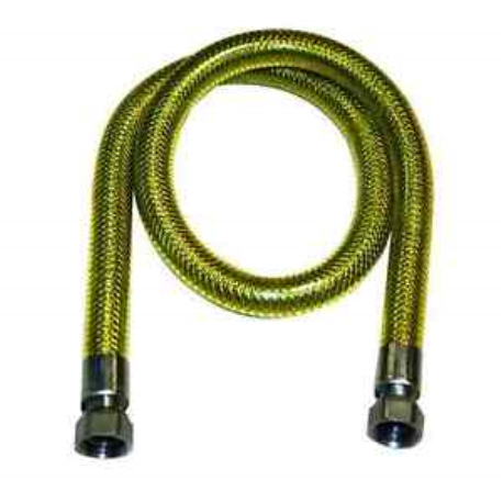 TUBO GAS ACCIAIO INOX mm.1000 FF 1/2"