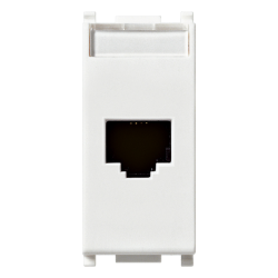 PLANA CONNETTORE RJ45 (X PLUG 8/8) BIANC