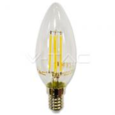 LAMPADE LED OLIVA E14 4W L/BIANCA FILAME