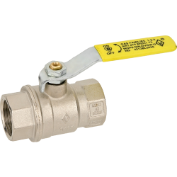 VALVOLE SFERA GAS DRITTO LEVA FF 1/2"