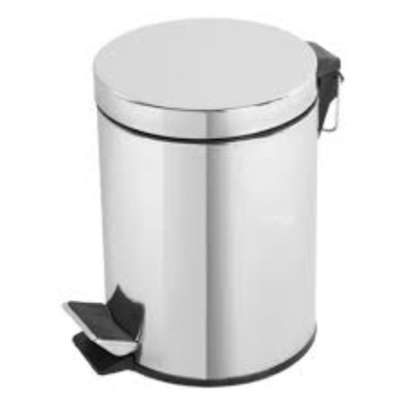 PATTUMIERA PEDALE LT. 5 INOX