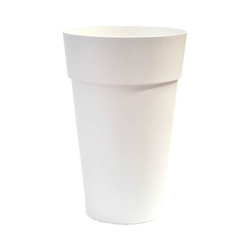 VASO ALTO HOUSTON CONICO 35 BIANCO