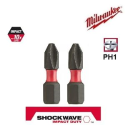 INSERTI PH1 L 25mm PZ.2 MILWAUKEE