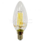 LAMPADE LED OLIVA E14 4W L/CALDA FILAMEN