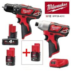 TRAPANO A BATT. MILWAUKEE M12 BPP2B-421C