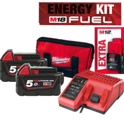 ENERGY KIT M18NRG-502 2 BATTERIE 5AH +