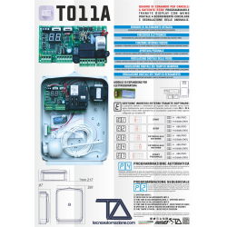 KIT CENTRALE X CANCELLI A BATTENTE T011A