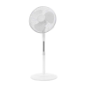 VENTILATORE PIANTANA  LUCE QUADRA BIANCO