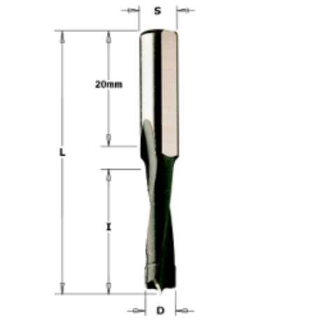 CMT PUNTA FORATRICE F/CIECO HW S=8X20