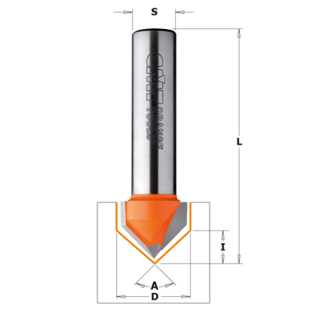 CMT FRESA X INTAGLI A 90° HW Z2 S=6