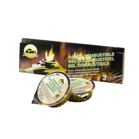 PASTA COMBUSTIBILE GEL PER FONDUTA 3X80g