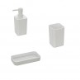 SET ACCESSORI BAGNO 3PZ MITO BIANCO