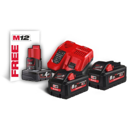 ENERGY KIT M18HNRG-802 2 BATT. 8AH+