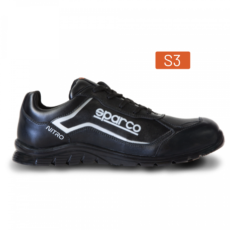 SCARPE SPARCO NITRO S3 TG. 39 NERO/NERO