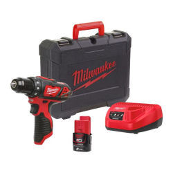 TRAPANO A BATT. MILWAUKEE M12 BDD-201C