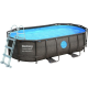 PISCINA OVALE 427X250X100 LT.7250 C/POM