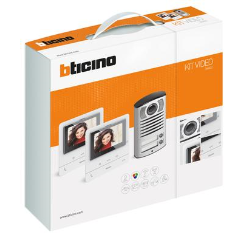 KIT VIDEOCITOFONICO BIFAM. BTICINO C100