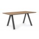 TAVOLO ALLUMINIO ELIAS 160X90 ANTRACITE