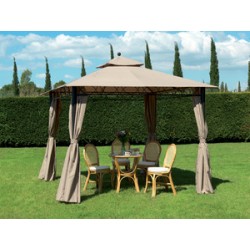 GAZEBO 3X3 EDEN YF-3290 IN ACCIAIO VERN.