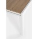 TAVOLO ALLUMINIO ELIAS 200-300X95 BIANCO