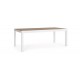 TAVOLO ALLUMINIO ELIAS 200-300X95 BIANCO