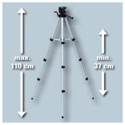 TREPPIEDE TELESCOPICO IN ALLUM. 37-110cm