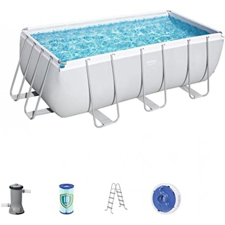 PISCINA RETT. 412X201X122 LT.8124 C/POMP