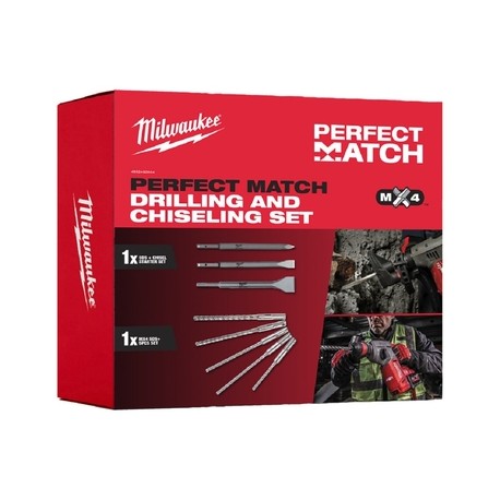 SERIE PUNTE+SCALPELLI SDS-PLUS 8 PZ MILW