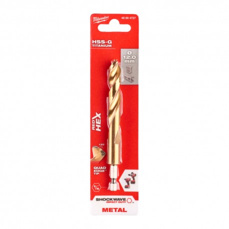 PUNTE HSS ATT.1/4" mm. 12X127
