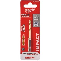 PUNTE HSS ATT.1/4" mm. 4,5 X 76