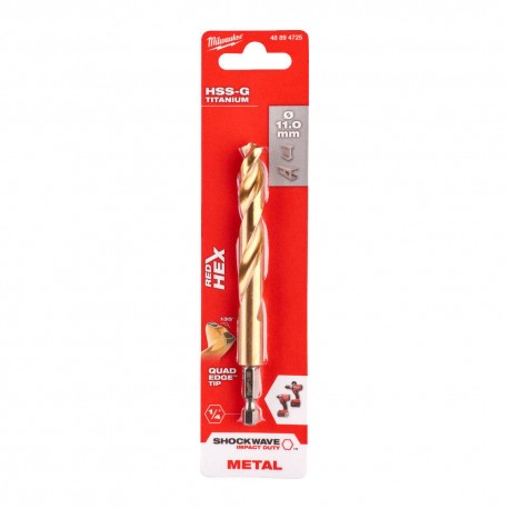 PUNTE HSS ATT.1/4" mm.11 X 125