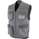 GILET NERI CONVOY MULTITASCHE GRIGIO L