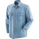 CAMICIA 100% COTONE JEANS TG  M AZZURRO