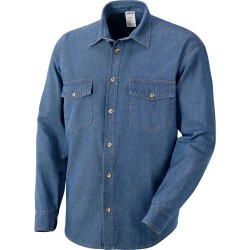 CAMICIA 100% COTONE JEANS TG XL BLU