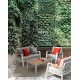 SET GIARDINO BELMAR BIANCO YK11 C/CUSCIN