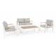 SET GIARDINO BELMAR BIANCO YK11 C/CUSCIN