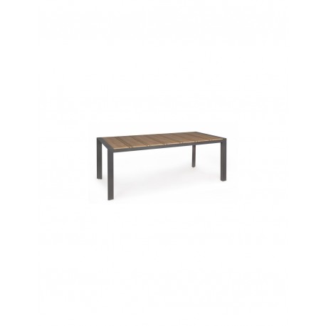 TAVOLO ALLUMINIO ELIAS 198X100 ANTRACITE