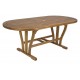 TAVOLO LEGNO ALLUNGABILE NOEMI OVALE 200