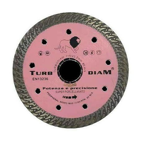 DISCO DIAMANTATO D.115 TURBODIAM PORCELL