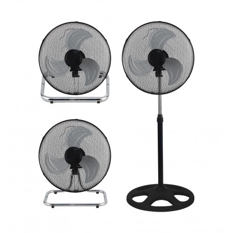 VENTILATORE 3 IN 1 PIANTANA/MURO/TAVOLO