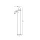 FONTANA BEL-FER 42/ARRM A COLONNA VERDE