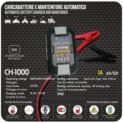 CARICABATTERIE AUTO UNIBAT CH-1000