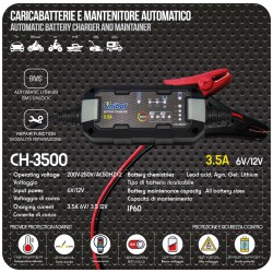 CARICABATTERIE AUTO UNIBAT CH-3500