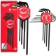 SERIE CHIAVI TORX MILWAUKEE 9 PEZZI LUNG