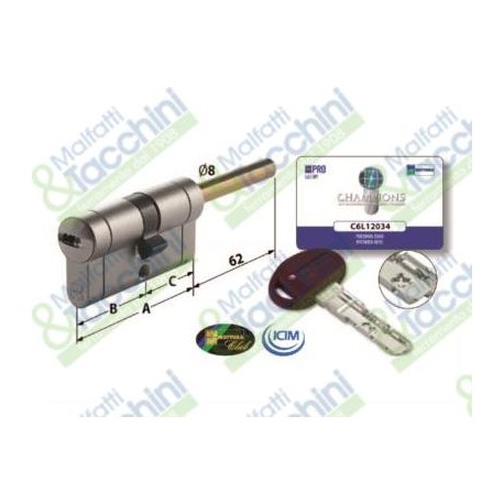 CILINDRO MOTTURA CHAMPIONS PRO P/POM. 62